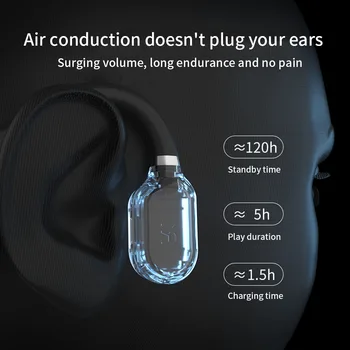 Nove Kostne Prevodnosti Slušalke Bluetooth 5.0 brezžični Ne V uho Slušalke IPX6 Nepremočljiva Šport Uho Kavelj za Slušalke