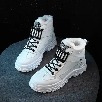 Pozimi leta 2020 nov prihod obrabe resitant elegantno boot dekleta sneg krznen čevlji ženske škornji
