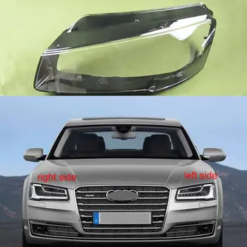 Za Audi A8 D4 2016 2017 Smerniki Prozoren Pokrov Lampshade Žaromet, Pokrovček Ohišja Svetilke Objektiv Stekla