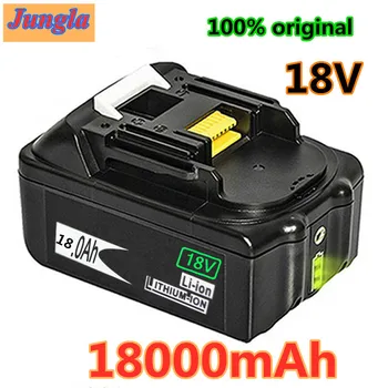 Original Za Makita 18V 18000mAh 18.0 Ah Akumulatorska ročna Orodja Baterije z LED Li-ion Zamenjava LXT BL1860B BL1860 BL1850
