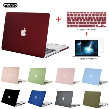 MOSISO 2019 Mat Trdo Lupino Laptop Primeru Za MacBook Pro 13 Retina 13 15 Model A1502 A1425 A1398 Kritje Za Mac book 13,3 palca