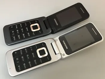 Originalni Samsung C3520 Tipkovnica Odklenjena, Mobilni Telefon Pa 2,4-Palčni GSM 1.3 MP Prenovljen mobilni telefon