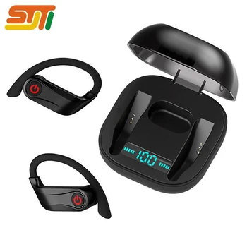 Q62 TWS držalo za uho Bluetooth Brezžične Slušalke LED Stereo Hi-fi Mikrofon Glasbe Športne igre na Srečo Vodotesne Slušalke za Telefon