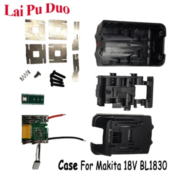 BL1830 Li-ionska Baterija Plastično Ohišje Lupino Polje PCB Za Makita 18V BL1840 BL1850 LXT400 3.0 Ah LED Indikator napolnjenosti Baterije