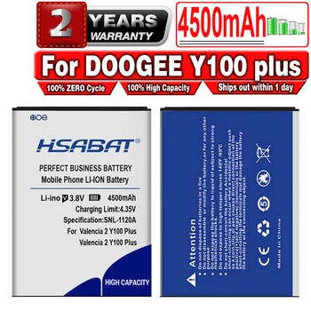 HSABAT 4300-4500mAh Baterija za DOOGEE Valencia 2 Y100 / Y100 Pro za DOOGEE Valencia2 NOVA Y100 Plus y100plus