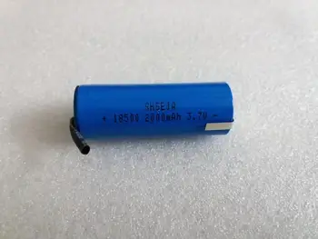 18500 2000mAh 3,7 V dc baterija za ponovno polnjenje Recarregavel litij-ionska baterija za LED svetilka