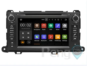 Android 9 .0 avtoradia za Toyota Sienna 2010-Podpira JBL AMP Avto GPS Navigacijski CD, DVD Player, FM/AM Bluetooth glavne enote