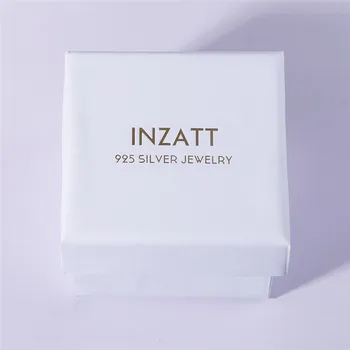 INZATT Geometrijske Poligonske Obroč Minimalističen 925 Sterling Silver Za Ženske Angažiranosti Modni nakit Novo 2018 Darilo