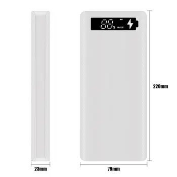 QC3.0 LCD-Zaslon DIY 10x18650 Baterije Primeru Power Shell Banke Hitro Polnjenje Box PXPE