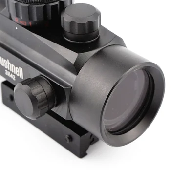 3x42 11 mm/20 mm Železniškega Nosilci Taktično Riflescope Pogled Področje Lov Holografski Zelena/ Rdeča Pika Optični Teleskopsko Za Zračno Puško