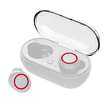 Brezžični Čepkov TWS Bluetooth 5.0 Slušalke Stereo Nepremočljiva Sport Slušalke za Telefon za Prostoročno Gaming Slušalke z Mikrofonom