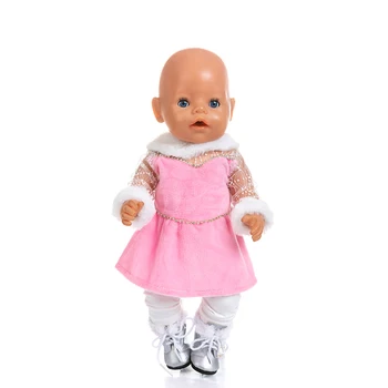 Drsanje Set Oblačila Primerna Za novorojenčka otroka 43 cm Lutka Obleko Lutka Pribor Za 17inch Baby Doll