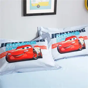 3D McQueen Avtomobilov Tolažnik posteljnina kompleti za otroke spalnica dekor twin velikost rjuhe kritje kraljica rjuhe bombaž bedclothes fantje domov