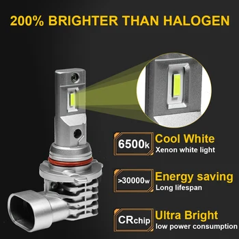 YUNPICAR 9005 HB3 LED Smerniki Žarnice 50 W 6500K 1600Lumens Zelo Brigh H10 CR Čipe Led Žarometi Conversion Kit
