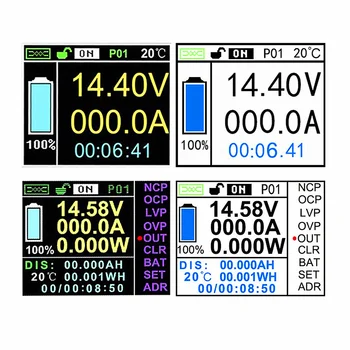 VAT1300 Barvni Multifunkcijski Digitalni LED Brezžični način Moči Meter Ukrep Volt Tekoči Meter Moč Zmogljivost KWh Coulomb Meter