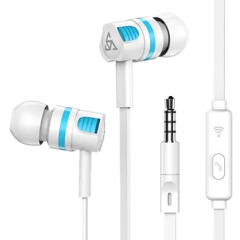 V Uho Žično Čepkov slušalke 3.5 mm, Uho Slušalke Slušalka Z Mikrofonom Gaming Slušalke Za Samsung Xiaomi iPhone 4 5 6 7 Računalnik