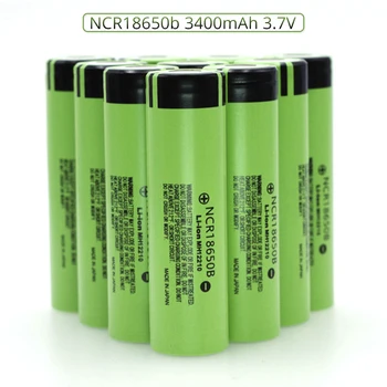 Novo 18650 Baterijo NCR18650B Akumulatorsko Baterijo 3,7 V 3400mAh Li ionska 18650 Baterije za Napajanje Baterije Svetilke Žarometov