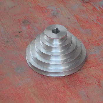Aluminij 5 Korak Tipa V-Belt Pagoda Škripec Outter Dia 54-150mm(Luknjo Premera 14 mm 16 mm 18 mm 19 mm, 20 mm, 22 mm 24 mm 25 mm 28 mm)