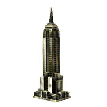Slavni newyorški Empire State Building zgradba točko turistični spominek darilo model kovin okraski