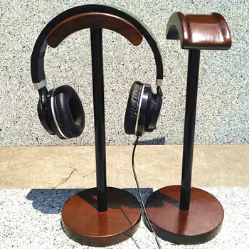 Prenosne Slušalke Nosilec Leseni Uporabni Podporno Stojalo Za Slušalke Zaslon Stojalo Univerzalno Slušalke Naprave Z Dodatno Opremo