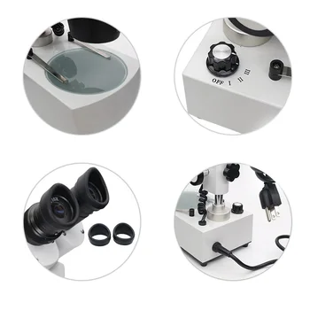 Stereo Mikroskop 20X 30X 40X kateri je daljnogled Industrijske Mikroskop s Vrhu/Dnu Vir Svetlobe Okular WF10X za PCB Popravilo