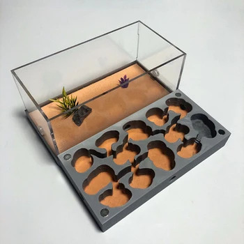 3D tiskanje Vlažilne Akril Ant gnezdo Ekološko Ant farm, s Hranjenje Območje Konkretne Ant Hiše Hišne Mravljišče Delavnica