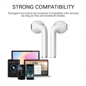I7s TWS Brezžične Bluetooth Slušalke za OnePlus Eno JBL Glasbe Slušalka Polnjenje Box