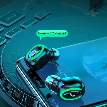Enojna, Dvojna, Mini Invisble Bluetooth Čepkov Bluetooth 5.1 Slušalke Touch Kontrole Hifi Stereo Šport Čepkov z Mic