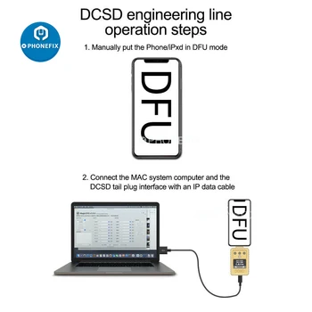 WL DCSD Kabel Inženiring Serijska Vrata Kabel z Eno tipko, da unbind WIFI, ki vstopajo v vijolično zaslon za iPhone SEKS iPad Izkoriščanje
