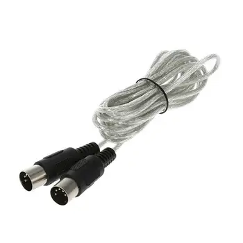 10PCS/Veliko 3M MIDI Kabel Podaljšek Moški Moški 5 Pin Plug Priključek Sintetizator zvoka kitare kabel