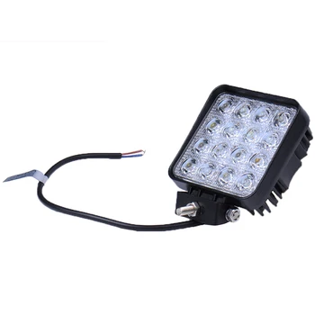 2Pcs 48W Kvadratnih LED delovna Lučka Bar, kot Spot/Poplav LED Offroad Svetloba Svetilke Worklight za ATV Offroad motorno kolo, Avto, Tovornjak