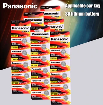 30pcs Original Panasonic CR1220 Gumb Celic Baterije CR 1220 3V Litijevo Baterijo, BR1220 DL1220 ECR1220 LM1220