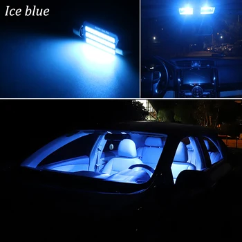 19pcs Bela Napak za Audi A6 S6 RS6 C7 4G Quattro Limuzina Avant LED Notranja Osvetlitev + LED Žarnice registrske tablice Kit (2012+)