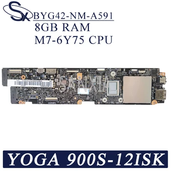 KEFU BYG42-NM-A591 Prenosni računalnik z matično ploščo za Lenovo YOGA 900S-12ISK original mainboard 8GB-RAM M7-6Y75 CPU