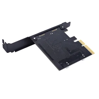 PCIE USB 3.1 Dvojno 10Gbps 2x Tip-C Vrata 2 vrata usb3.1, pcie kartico PCI Express Krmilnik Riser Card Širitev Adapter za Mac