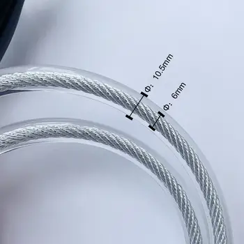 10 mm 1,2 m Izposoja Zaklepanje Žice Kolesarjenje Močan Jeklen Kabel za Zaklepanje MTB Cestno Kolo Zaklepanje Vrv Anti-theft Varnostne Izposoja Opremo