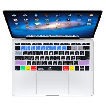 Logic Pro X Bližnjice Silikonsko Tipkovnico Pokrov Kože za MacBook Najnovejši Air 13