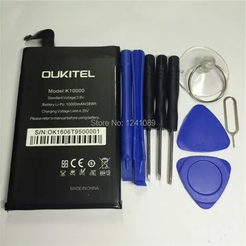 Mobilni telefon baterija za OUKITEL K10000 baterije 10000mAh +razstaviti orodje Dolg čas pripravljenosti Visoko capacit Mobilne Opreme