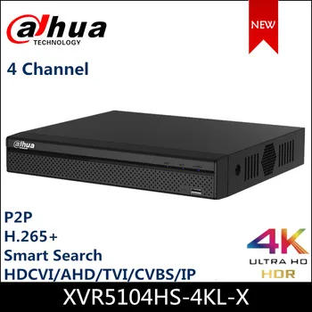 Dahua 4CH XVR video snemalnik P2P XVR5104HS-4KL-X H. 265 4k ločljivostjo Podpira HDCVI AHD TVI CVBS IP video vhodi za CCTV