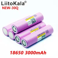 8PCS Novo LiitoKala prvotne INR 18650 baterijo 3,7 V 3000mAh INR18650 30Q li-ion Baterije za ponovno Polnjenje