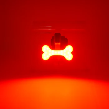 WasaFire Kolesa Zadaj Rep Svetlobe Kosti Obliko Gorske Ceste, Kolesarske Luči USB Polnilne Multi Razsvetljavo Načini Kolesarjenje Flash Lučka