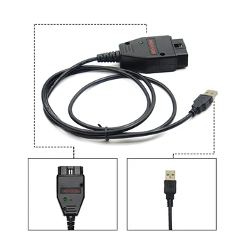 VSTM VAG Com proti 1.4 poveljnik k+lahko OBD 2 USB Skener dela na Programsko opremo Windows vag-com LAHKO K-line poveljnik 1.4 kabel Za Audi
