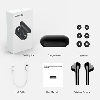 M6s TWS Brezžične Slušalke Touch Kontrole V uho Bluetooth slušalke športne slušalke nepremočljiva čepkov stereo glasbe, Slušalke