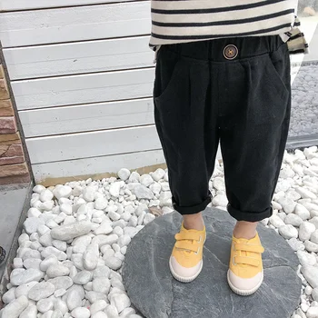 Pomlad Jesen korejskem slogu baby fantje barva priložnostne hlače otroci, ki izgubijo vse-ujemanje Hlače