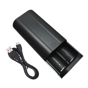5 10W 4 Reže 18650 Polnilna Baterija Polnilnik z Dvojno Polnjenje prek kabla USB Vrata Zaslon LCD