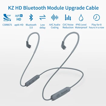 2019 KZ Aptx Hd CSR8675 Bluetooth Modul Kabel, Slušalke 5.0 Brezžično Nadgradnjo Velja Originalni ForC10 C16 Ca4 CCA A10 KZ AS12