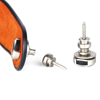 1 Par Kitara Traku Lock Strap zaklepanje Straplock Gumb za vse Akustična Električna Bas Kitara Trak