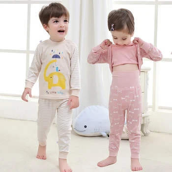 Fant Obleke Bombažno Pižamo Za Dekleta Fantje otroške Pižame Obleka Dojencek Dekliška Oblačila Risanka Pižame Otroci Pijamas Infantil