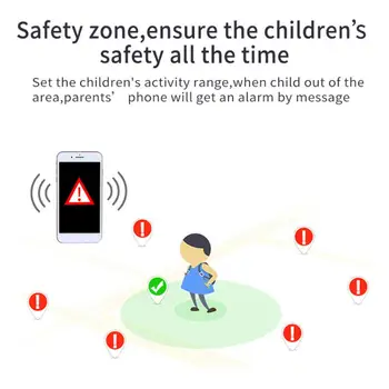 S12 Otrok Pametna Zapestnica Barvni Zaslon za Šport Pazi Hoja Sledenje Šport ura Za Android Ios Moda Telefon Gledal
