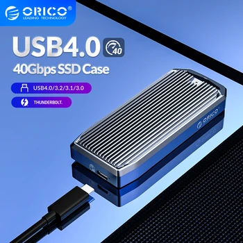 ORICO LSDT USB4.0 M. 2 SSD Primeru 40Gbps M2 NVMe Primeru, Združljiva s tehnologijo Thunderbolt 3 4 USB3.2 USB 3.1 3.0 Tip-C Več Protokolov